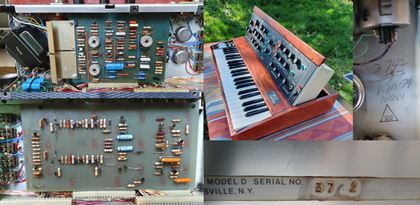 Moog-Minimoog-The Enid, mid 70s. s/n3742